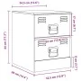 Mesitas de noche 2 unidades acero blanco 34,5x39x44 cm de vidaXL, Mesitas de noche - Ref: Foro24-841630, Precio: 92,52 €, Des...