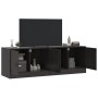 Muebles para TV 2 unidades acero negro 67x39x44 cm de vidaXL, Muebles TV - Ref: Foro24-841632, Precio: 102,97 €, Descuento: %