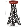 Kitchen bar stools 2 units genuine leather by vidaXL, Kitchen stools - Ref: Foro24-247659, Price: 295,09 €, Discount: %