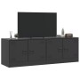 Muebles para TV 2 unidades acero negro 67x39x44 cm de vidaXL, Muebles TV - Ref: Foro24-841632, Precio: 102,97 €, Descuento: %