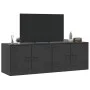TV-Möbel 2 Einheiten aus schwarzem Stahl 67x39x44 cm von vidaXL, TV-Möbel - Ref: Foro24-841632, Preis: 102,03 €, Rabatt: %