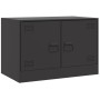 TV-Möbel 2 Einheiten aus schwarzem Stahl 67x39x44 cm von vidaXL, TV-Möbel - Ref: Foro24-841632, Preis: 103,04 €, Rabatt: %