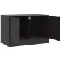 TV-Möbel 2 Einheiten aus schwarzem Stahl 67x39x44 cm von vidaXL, TV-Möbel - Ref: Foro24-841632, Preis: 102,03 €, Rabatt: %
