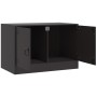 TV-Möbel 2 Einheiten aus schwarzem Stahl 67x39x44 cm von vidaXL, TV-Möbel - Ref: Foro24-841632, Preis: 103,04 €, Rabatt: %