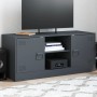 Anthrazitgrauer TV-Schrank aus Stahl, 99 x 39 x 44 cm von vidaXL, TV-Möbel - Ref: Foro24-841687, Preis: 79,40 €, Rabatt: %