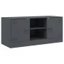 Anthrazitgrauer TV-Schrank aus Stahl, 99 x 39 x 44 cm von vidaXL, TV-Möbel - Ref: Foro24-841687, Preis: 78,65 €, Rabatt: %