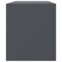 Anthrazitgrauer TV-Schrank aus Stahl, 99 x 39 x 44 cm von vidaXL, TV-Möbel - Ref: Foro24-841687, Preis: 79,40 €, Rabatt: %
