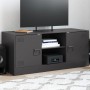 TV-Schrank aus schwarzem Stahl, 99 x 39 x 44 cm von vidaXL, TV-Möbel - Ref: Foro24-841685, Preis: 83,37 €, Rabatt: %