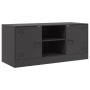 TV-Schrank aus schwarzem Stahl, 99 x 39 x 44 cm von vidaXL, TV-Möbel - Ref: Foro24-841685, Preis: 83,37 €, Rabatt: %