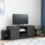 TV-Schrank aus schwarzem Stahl, 99 x 39 x 44 cm von vidaXL, TV-Möbel - Ref: Foro24-841685, Preis: 83,37 €, Rabatt: %