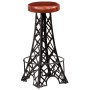 Kitchen bar stools 2 units genuine leather by vidaXL, Kitchen stools - Ref: Foro24-247659, Price: 295,09 €, Discount: %