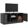 Black steel TV cabinet 99x39x44 cm by vidaXL, TV Furniture - Ref: Foro24-841685, Price: 82,47 €, Discount: %