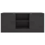 Black steel TV cabinet 99x39x44 cm by vidaXL, TV Furniture - Ref: Foro24-841685, Price: 82,47 €, Discount: %