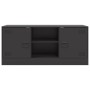 TV-Schrank aus schwarzem Stahl, 99 x 39 x 44 cm von vidaXL, TV-Möbel - Ref: Foro24-841685, Preis: 83,37 €, Rabatt: %