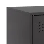 Black steel TV cabinet 99x39x44 cm by vidaXL, TV Furniture - Ref: Foro24-841685, Price: 82,47 €, Discount: %