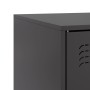 TV-Schrank aus schwarzem Stahl, 99 x 39 x 44 cm von vidaXL, TV-Möbel - Ref: Foro24-841685, Preis: 83,37 €, Rabatt: %