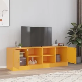 TV-Möbel 2 Einheiten senfgelber Stahl 67x39x44 cm von vidaXL, TV-Möbel - Ref: Foro24-841698, Preis: 108,08 €, Rabatt: %