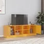 Muebles para TV 2 unidades acero amarillo mostaza 67x39x44 cm de vidaXL, Muebles TV - Ref: Foro24-841698, Precio: 108,08 €, D...