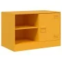 TV-Möbel 2 Einheiten senfgelber Stahl 67x39x44 cm von vidaXL, TV-Möbel - Ref: Foro24-841698, Preis: 108,08 €, Rabatt: %