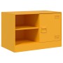 TV-Möbel 2 Einheiten senfgelber Stahl 67x39x44 cm von vidaXL, TV-Möbel - Ref: Foro24-841698, Preis: 109,11 €, Rabatt: %