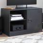 TV-Schrank aus schwarzem Stahl, 67 x 39 x 44 cm von vidaXL, TV-Möbel - Ref: Foro24-841691, Preis: 65,24 €, Rabatt: %