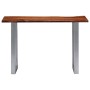 Console table 115x35x76 cm solid acacia wood and iron by vidaXL, Side tables - Ref: Foro24-247830, Price: 116,24 €, Discount: %