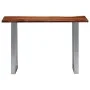 Console table 115x35x76 cm solid acacia wood and iron by vidaXL, Side tables - Ref: Foro24-247830, Price: 114,82 €, Discount: %