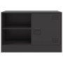 TV-Schrank aus schwarzem Stahl, 67 x 39 x 44 cm von vidaXL, TV-Möbel - Ref: Foro24-841691, Preis: 65,24 €, Rabatt: %