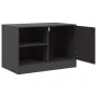 TV-Schrank aus schwarzem Stahl, 67 x 39 x 44 cm von vidaXL, TV-Möbel - Ref: Foro24-841691, Preis: 58,09 €, Rabatt: %