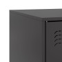 TV-Schrank aus schwarzem Stahl, 67 x 39 x 44 cm von vidaXL, TV-Möbel - Ref: Foro24-841691, Preis: 65,24 €, Rabatt: %