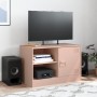 Rosafarbener TV-Schrank aus Stahl, 67 x 39 x 44 cm von vidaXL, TV-Möbel - Ref: Foro24-841693, Preis: 61,53 €, Rabatt: %