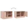 Mueble para TV de acero rosa 67x39x44 cm de vidaXL, Muebles TV - Ref: Foro24-841693, Precio: 61,49 €, Descuento: %
