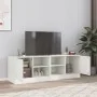 TV furniture 2 units white steel 67x39x44 cm by vidaXL, TV Furniture - Ref: Foro24-841702, Price: 107,46 €, Discount: %