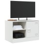 TV-Möbel 2 Einheiten aus weißem Stahl 67x39x44 cm von vidaXL, TV-Möbel - Ref: Foro24-841702, Preis: 108,51 €, Rabatt: %