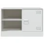 TV furniture 2 units white steel 67x39x44 cm by vidaXL, TV Furniture - Ref: Foro24-841702, Price: 107,46 €, Discount: %