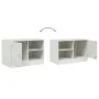 TV furniture 2 units white steel 67x39x44 cm by vidaXL, TV Furniture - Ref: Foro24-841702, Price: 107,46 €, Discount: %