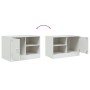 TV-Möbel 2 Einheiten aus weißem Stahl 67x39x44 cm von vidaXL, TV-Möbel - Ref: Foro24-841702, Preis: 108,51 €, Rabatt: %