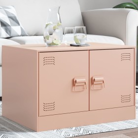 Mesa de centro acero rosa 67x50x44 cm de vidaXL, Mesas de centro - Ref: Foro24-841728, Precio: 70,68 €, Descuento: %