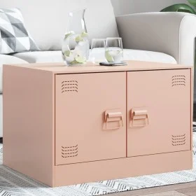 Mesa de centro acero rosa 67x50x44 cm de vidaXL, Mesas de centro - Ref: Foro24-841728, Precio: 70,01 €, Descuento: %