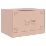 Mesa de centro acero rosa 67x50x44 cm de vidaXL, Mesas de centro - Ref: Foro24-841728, Precio: 70,01 €, Descuento: %