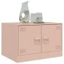 Pink steel coffee table 67x50x44 cm by vidaXL, Coffee table - Ref: Foro24-841728, Price: 70,01 €, Discount: %