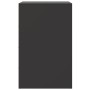 Mesita de noche acero negra 34,5x39x62 cm de vidaXL, Mesitas de noche - Ref: Foro24-841775, Precio: 105,88 €, Descuento: %