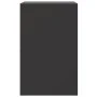 Nachttisch aus schwarzem Stahl, 34,5 x 39 x 62 cm von vidaXL, Nachttische - Ref: Foro24-841775, Preis: 103,03 €, Rabatt: %