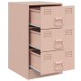 Pink steel nightstand 34.5x39x62 cm by vidaXL, Nightstands - Ref: Foro24-841777, Price: 78,60 €, Discount: %
