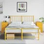 Mesitas de noche 2 uds acero amarillo mostaza 34,5x39x62 cm de vidaXL, Mesitas de noche - Ref: Foro24-841782, Precio: 140,58 ...