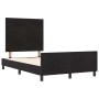 Estructura de cama con cabecera Negro 120 x 200 cm Terciopelo