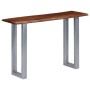 Konsolentisch 115x35x76 cm aus massivem Akazienholz und Eisen von vidaXL, Seitentische - Ref: Foro24-247830, Preis: 116,24 €,...