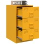 Nachttische 2 Stück senfgelber Stahl 34,5x39x62 cm von vidaXL, Nachttische - Ref: Foro24-841782, Preis: 141,96 €, Rabatt: %