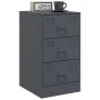 Nightstands 2 units anthracite gray 34.5x39x62 cm by vidaXL, Nightstands - Ref: Foro24-841780, Price: 155,98 €, Discount: %