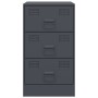 Nightstands 2 units anthracite gray 34.5x39x62 cm by vidaXL, Nightstands - Ref: Foro24-841780, Price: 157,68 €, Discount: %